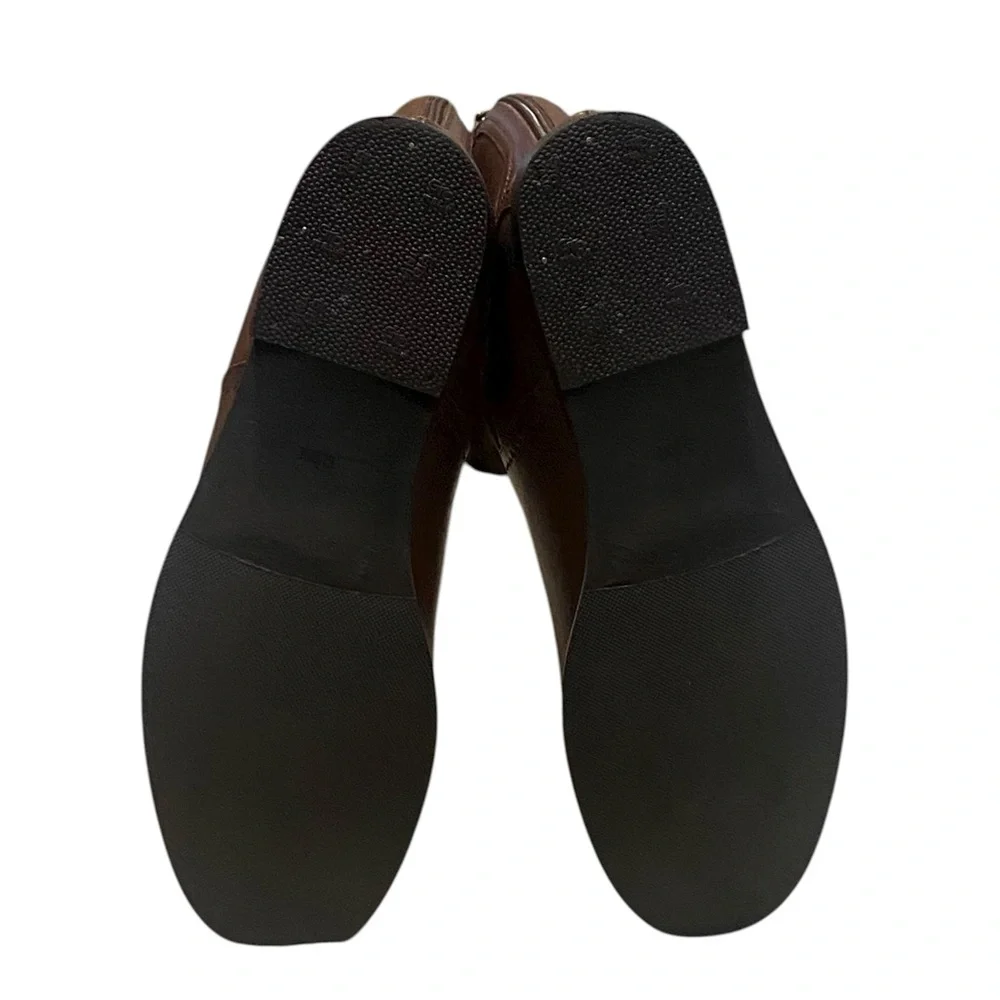 Tory Burch Eloise riding  Brown Leather boots Exelent condition. Long 18 inch - Picture 9 of 13